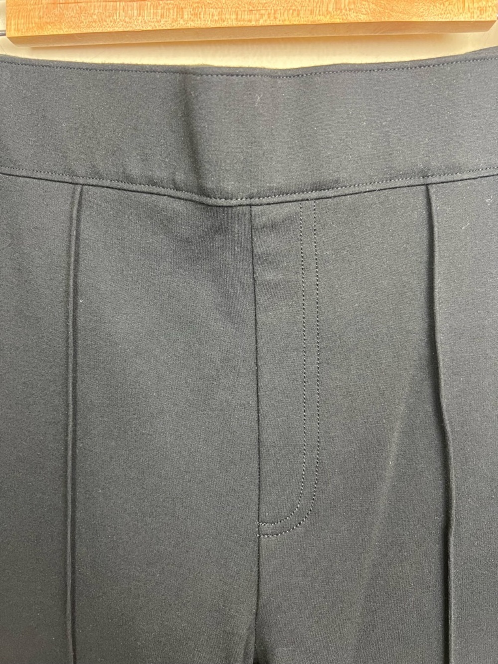 Spanx Ponte Flare Pants M High Rise Black Pull On Medium Stretchy Travel - Picture 6 of 11